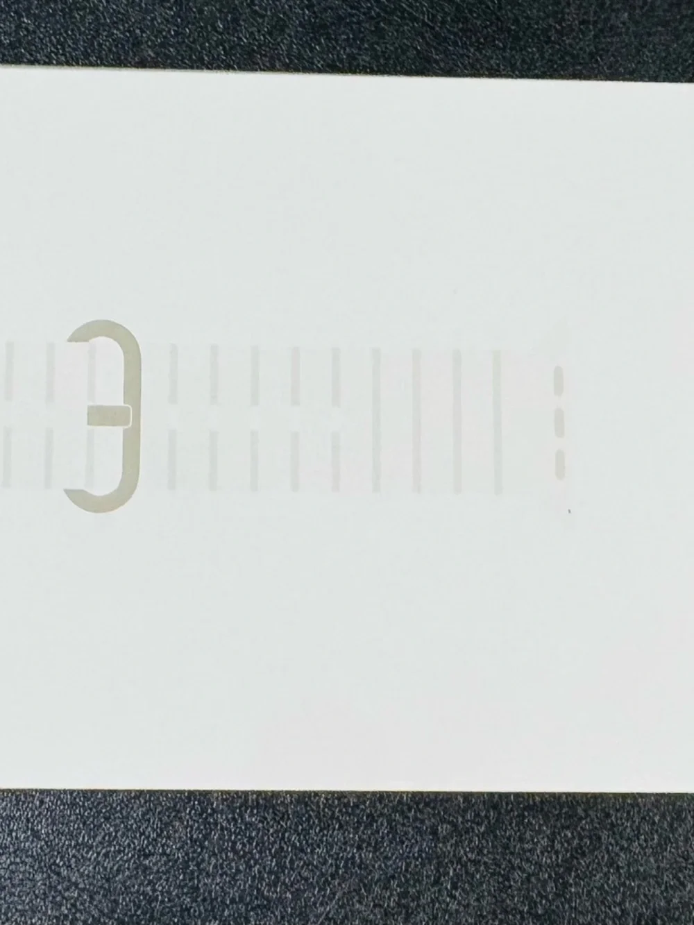 Apple White Sport Loop Band with Silver Hardware